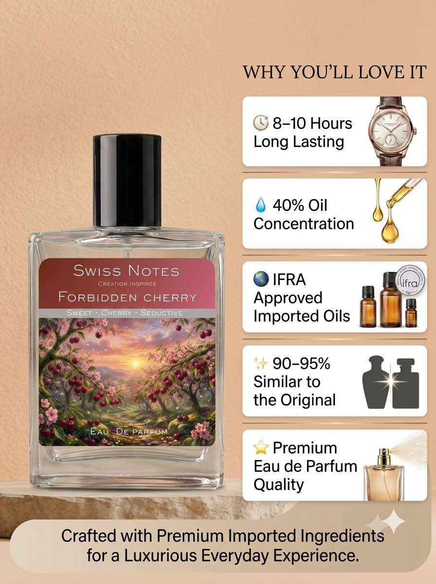 Forbidden Cherry EDP - Inspired Perfume | Swiss Notes