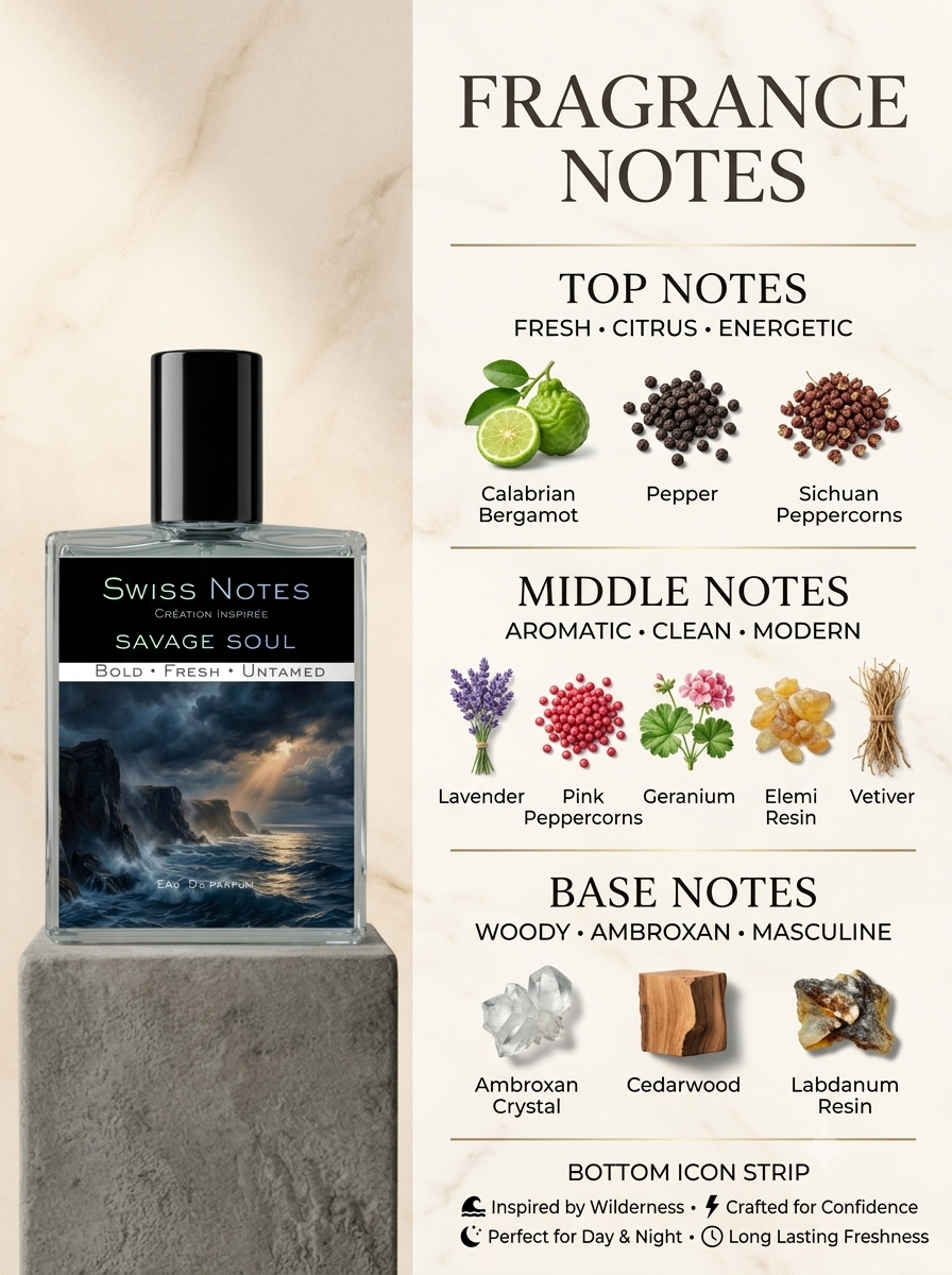Savage Soul EDP - Inspired Perfume | Swiss Notes