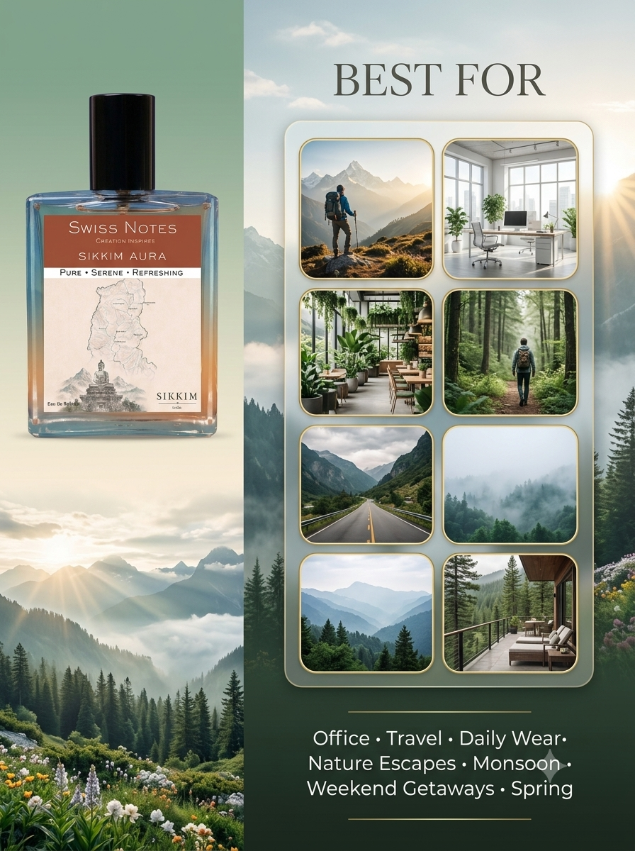 Sikkim Aura EDP - Inspired Perfume | Swiss Notes