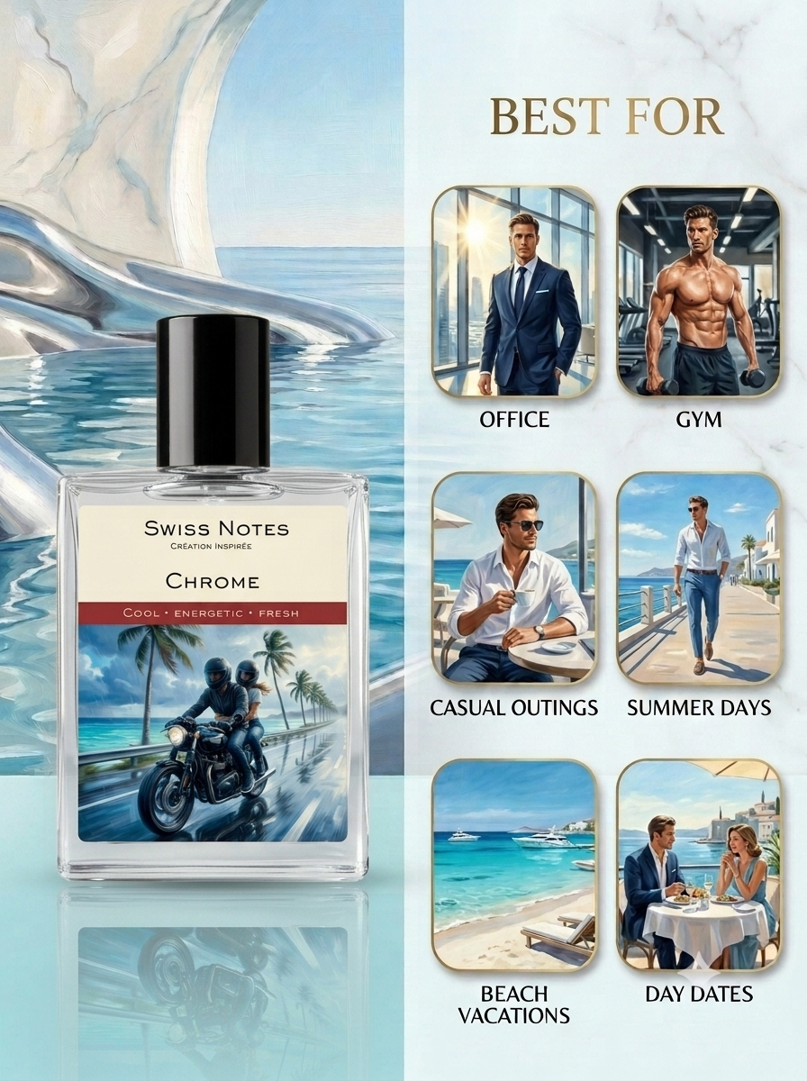 Chrome  EDP - Inspired Perfume | Swiss Notes
