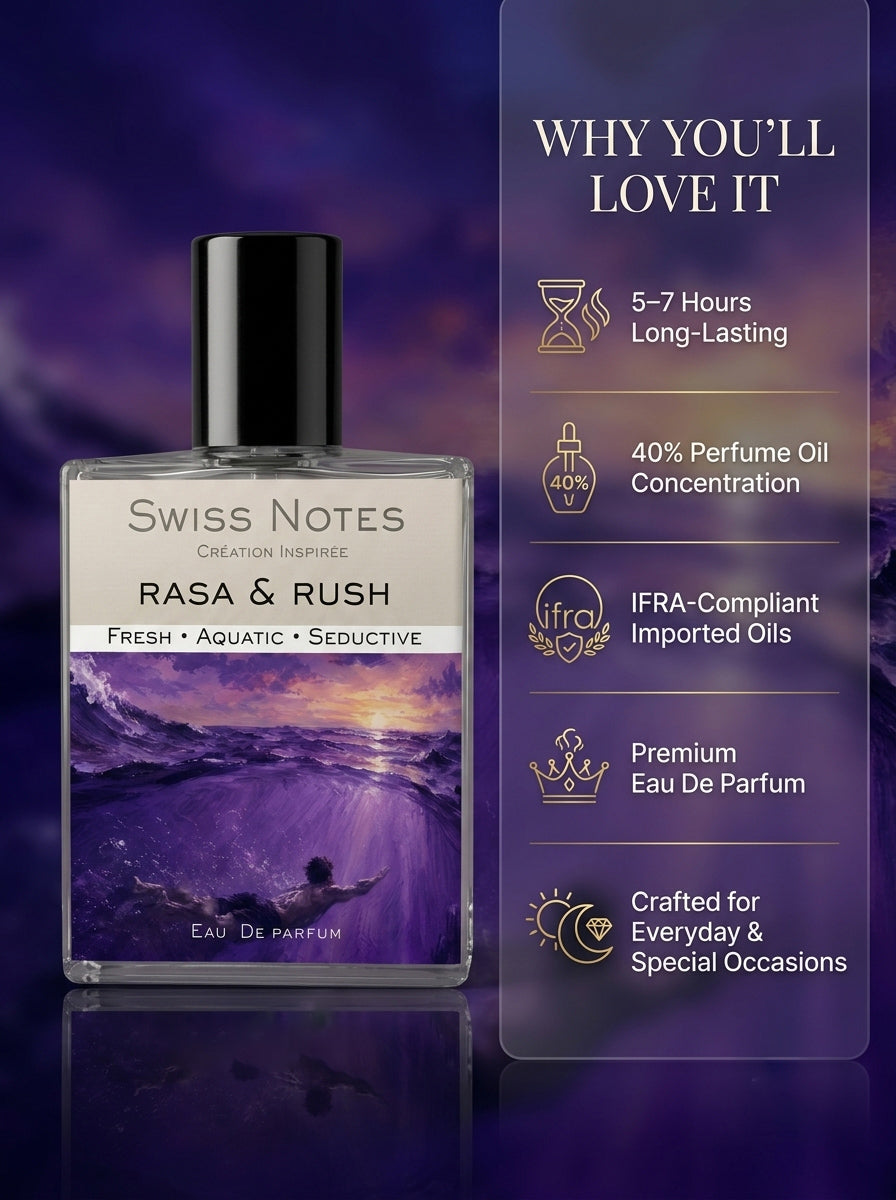 Rasa & Rush EDP - Inspired Perfume | Swiss Notes
