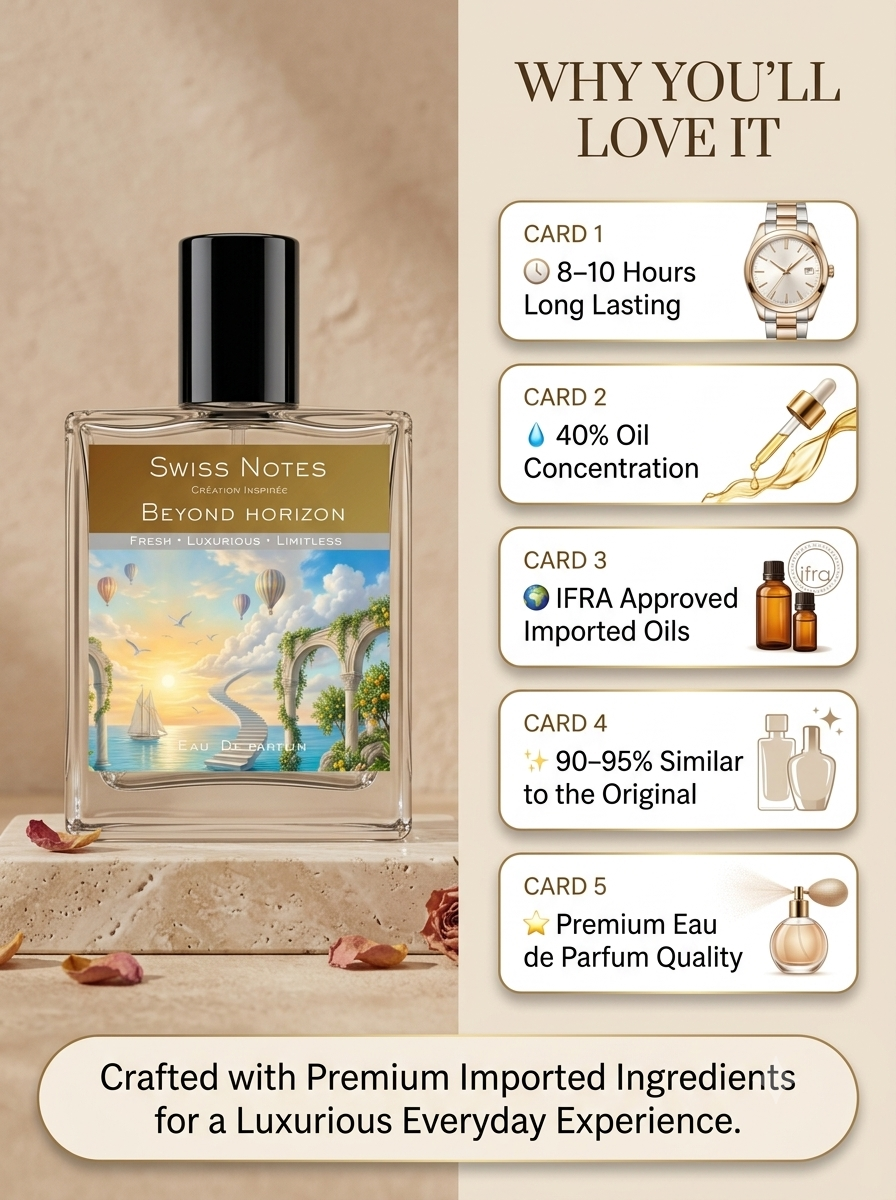 Beyond Horizon EDP - Inspired Perfume | Swiss Notes