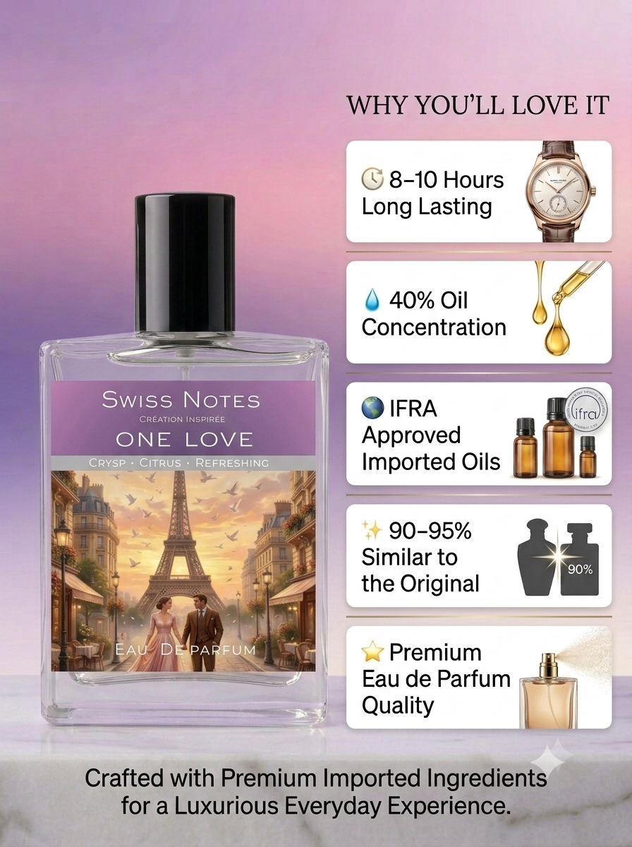One Love  EDP - Inspired Perfume | Swiss Notes