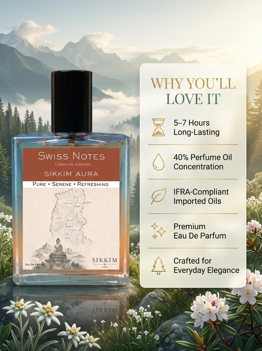 Sikkim Aura EDP - Inspired Perfume | Swiss Notes