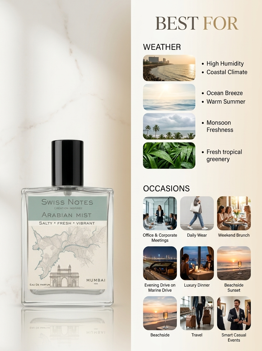Arabian Mist EDP - Inspired Perfume | Swiss Notes (Copy)