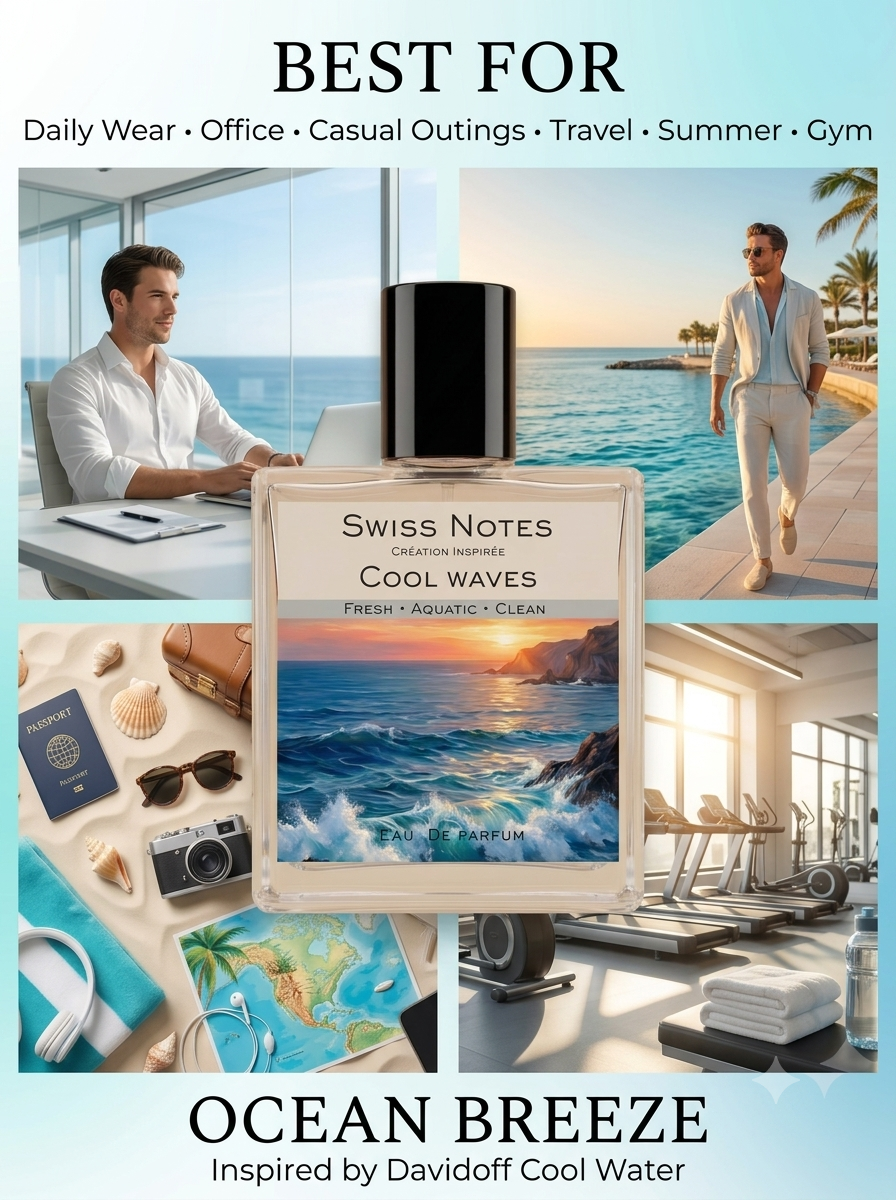 Cool Waves EDP - Inspired Perfume | Swiss Notes