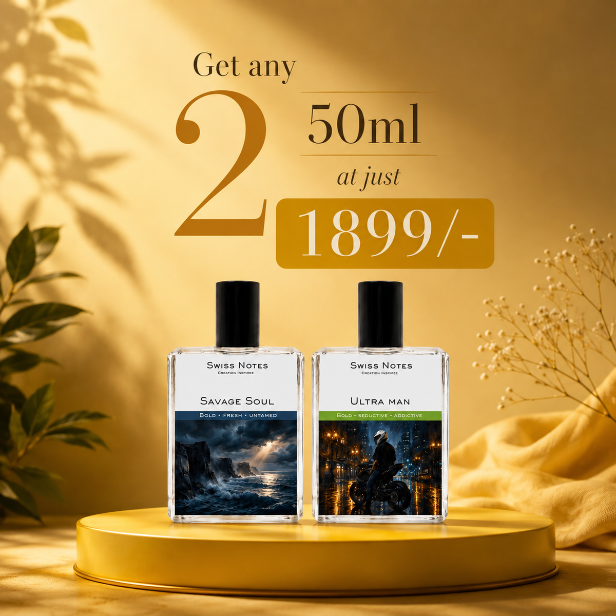 Choose any 2 x 50ML for 1,899.00