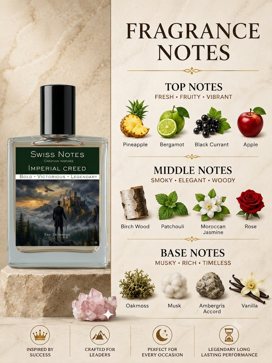 Imperial Creed EDP - Inspired Perfume | Swiss Notes