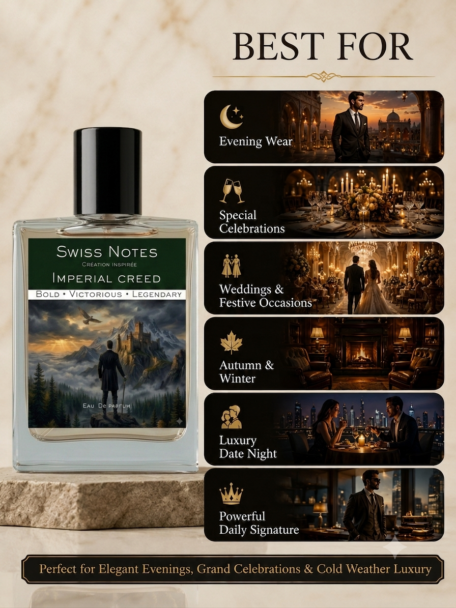 Imperial Creed EDP - Inspired Perfume | Swiss Notes