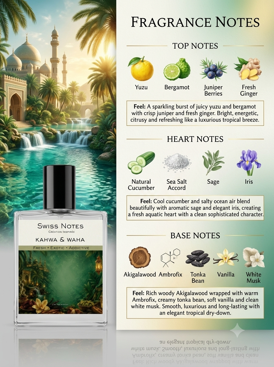 Kahwa & Waha  EDP - Inspired Perfume | Swiss Notes