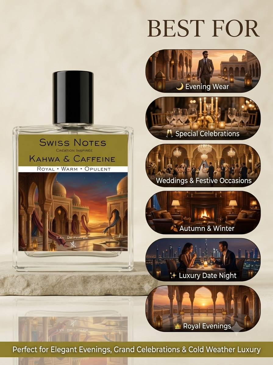 Kahwa & Caffeine EDP - Inspired Perfume | Swiss Notes